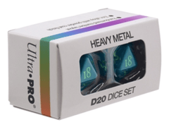 Ultra Pro Dice: D20 Vivid Heavy Metal Teal 15942